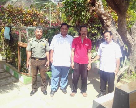 Kasi Linhut dan SDA Provinsi Bali Tinjau Lokasi Pengadaan Taman Burung SDN 1 Tajun